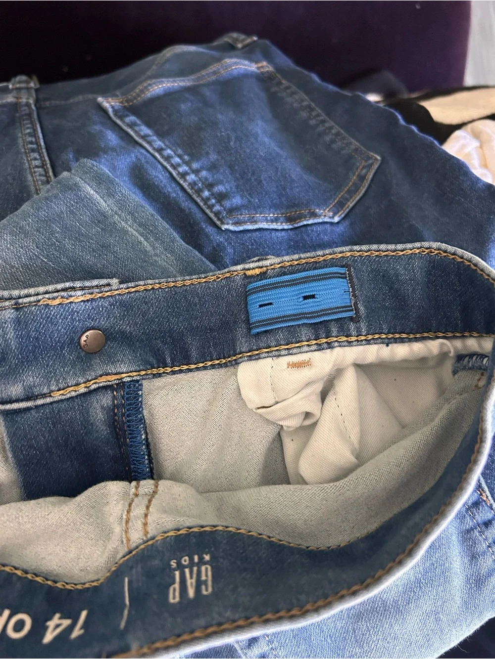 Gap Kids Boys Size 14 Jeans Bundle Lot of 3 Adjustable Waist 28x28